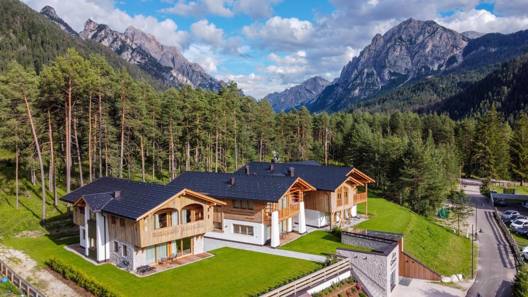 Les Ciases Chalets Dolomites San Vigilio Di Marebbe Exterior photo